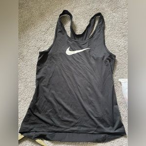 Women’s black Nike dry fit tank